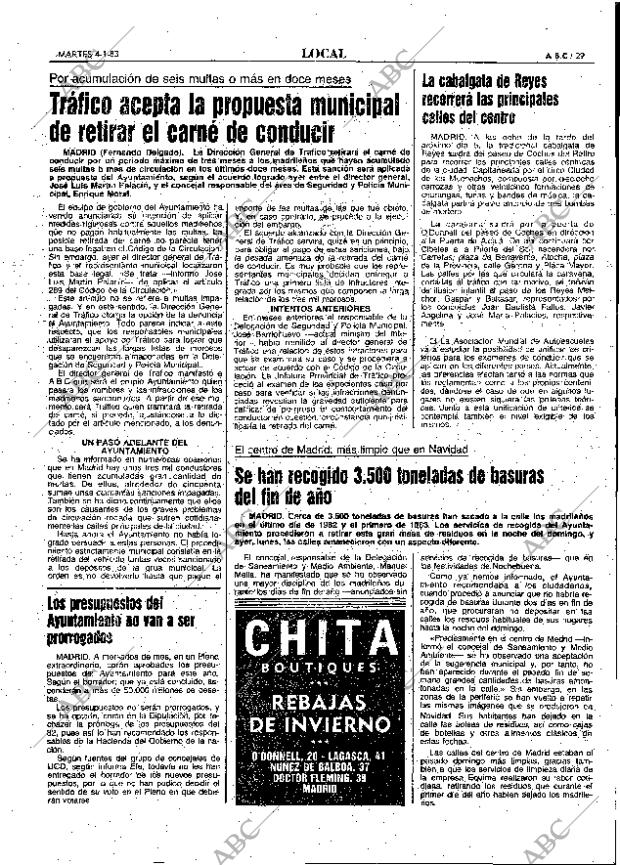 ABC MADRID 04-01-1983 página 29