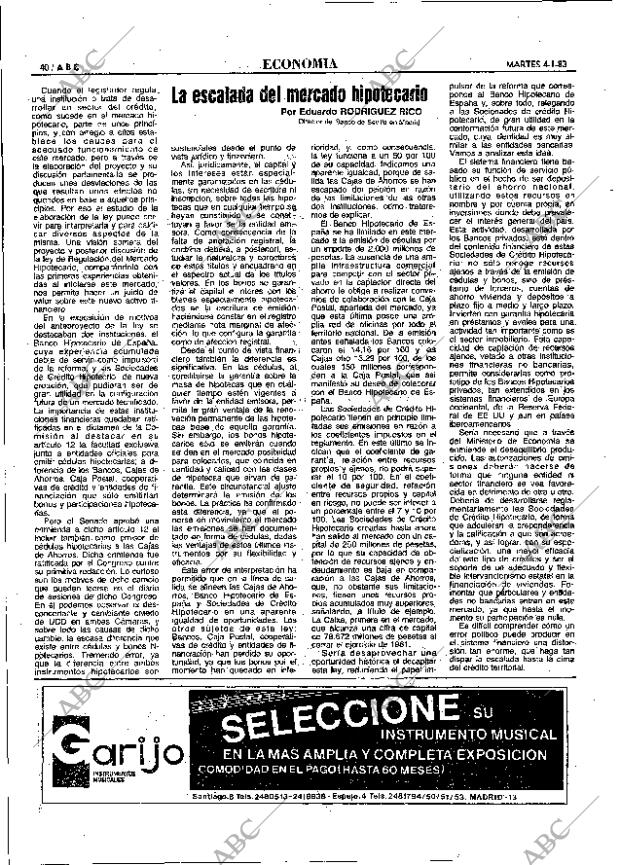 ABC MADRID 04-01-1983 página 40