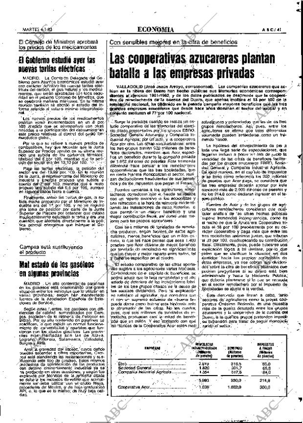 ABC MADRID 04-01-1983 página 41