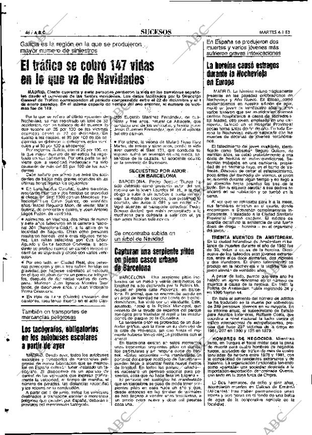 ABC MADRID 04-01-1983 página 46