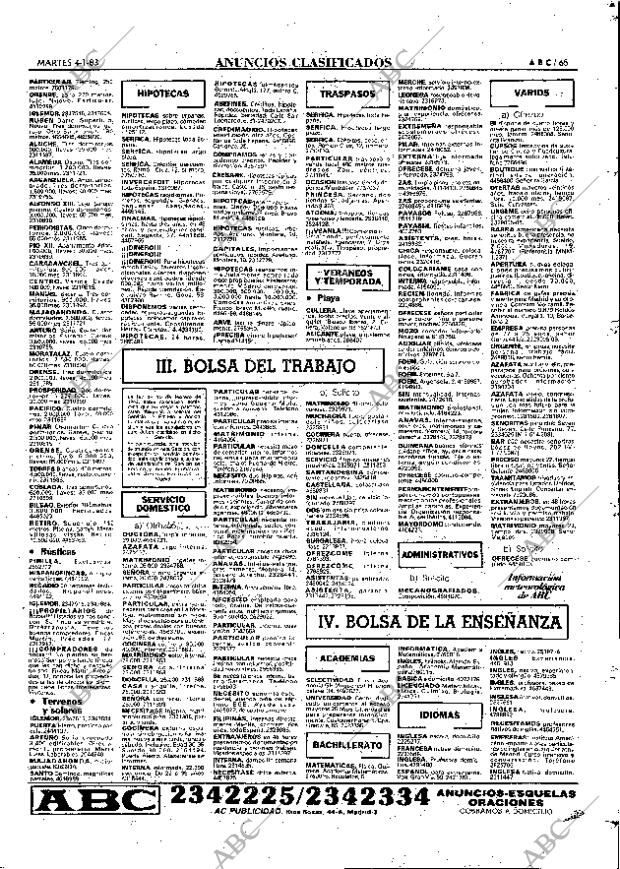 ABC MADRID 04-01-1983 página 65