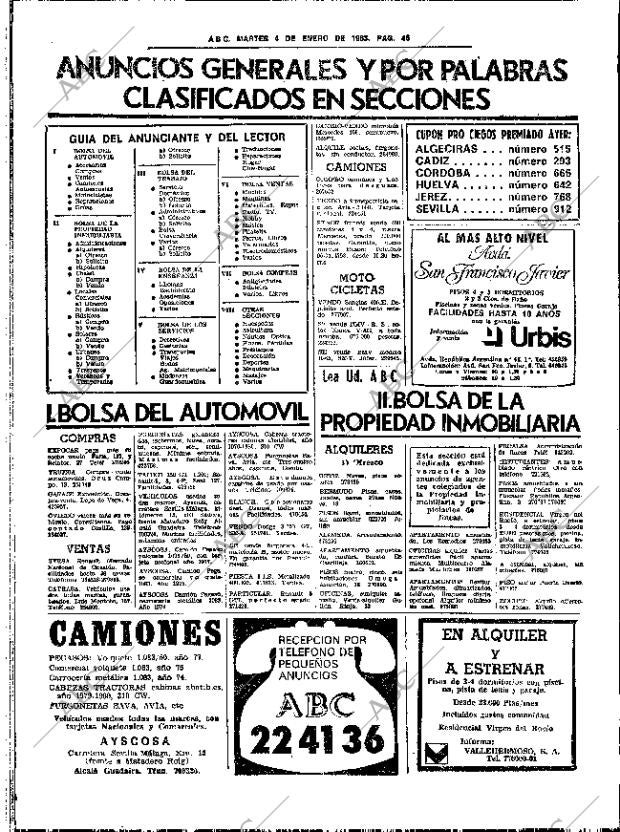 ABC SEVILLA 04-01-1983 página 62