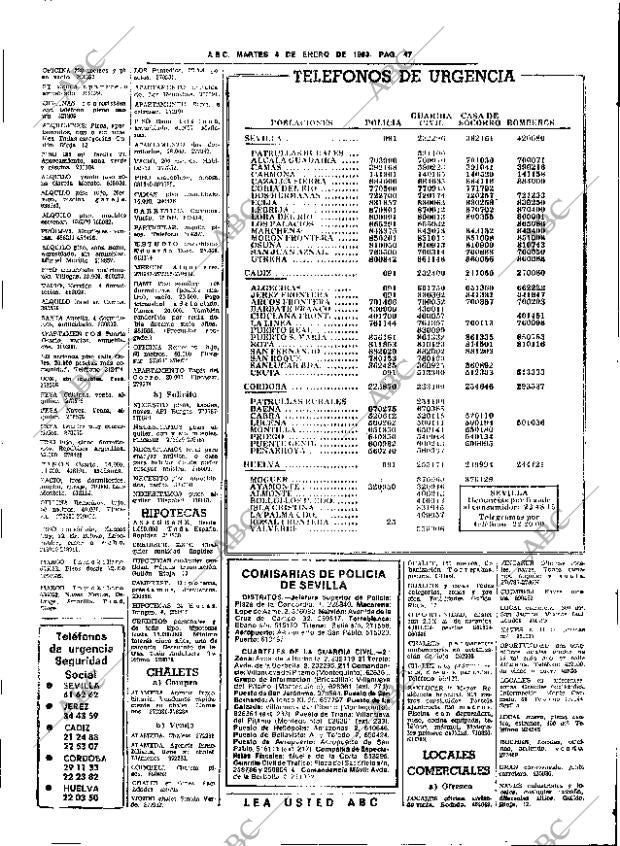 ABC SEVILLA 04-01-1983 página 63