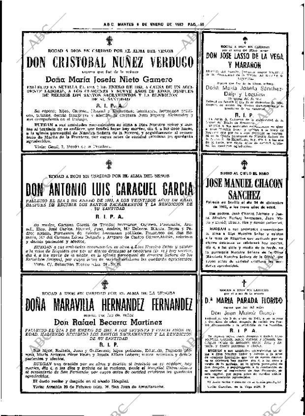 ABC SEVILLA 04-01-1983 página 71