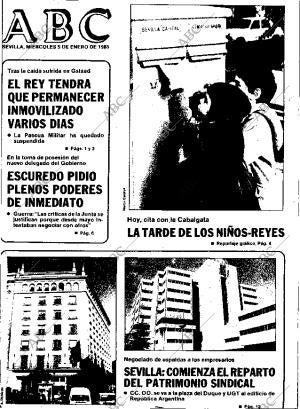 ABC SEVILLA 05-01-1983 página 1