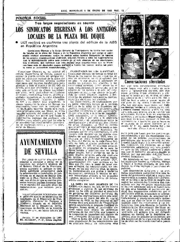 ABC SEVILLA 05-01-1983 página 18