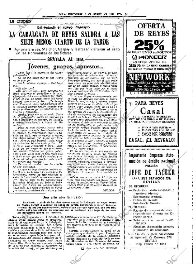 ABC SEVILLA 05-01-1983 página 23