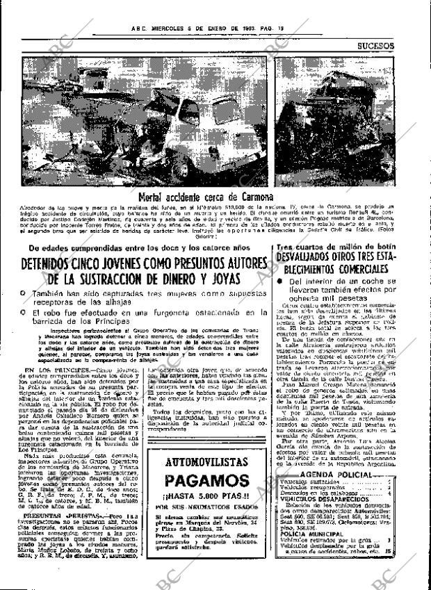 ABC SEVILLA 05-01-1983 página 25