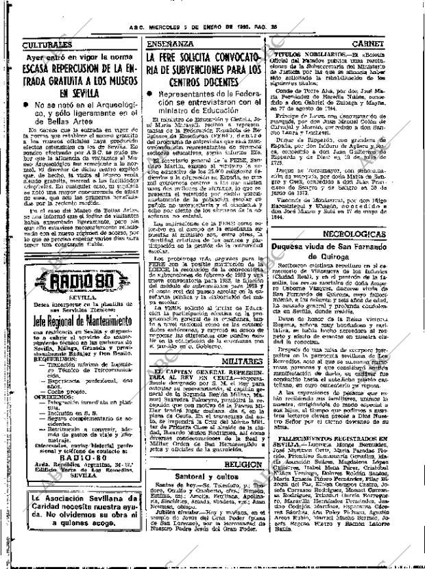 ABC SEVILLA 05-01-1983 página 32