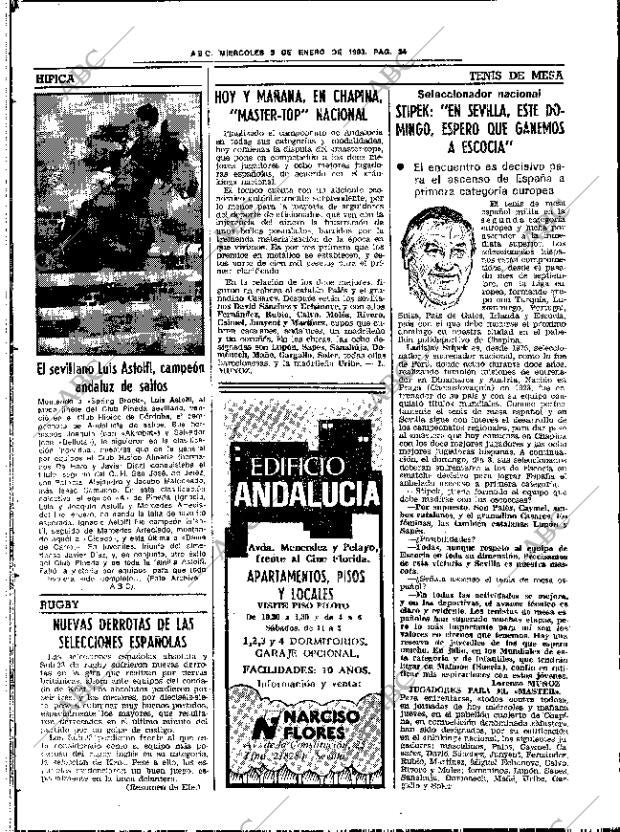 ABC SEVILLA 05-01-1983 página 40