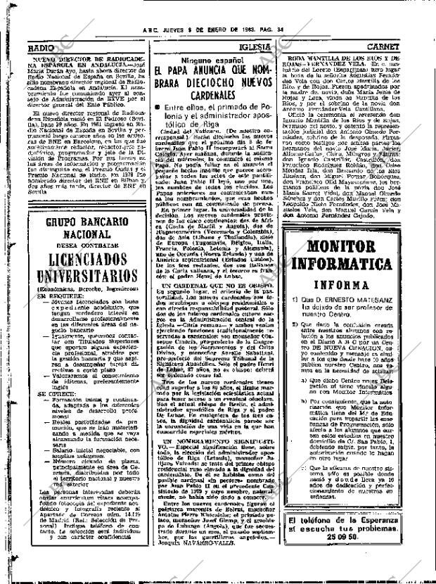 ABC SEVILLA 06-01-1983 página 44