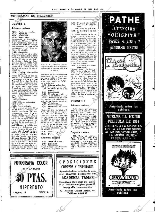 ABC SEVILLA 06-01-1983 página 59