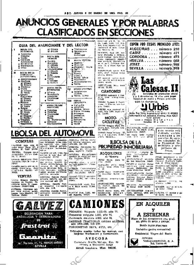 ABC SEVILLA 06-01-1983 página 63