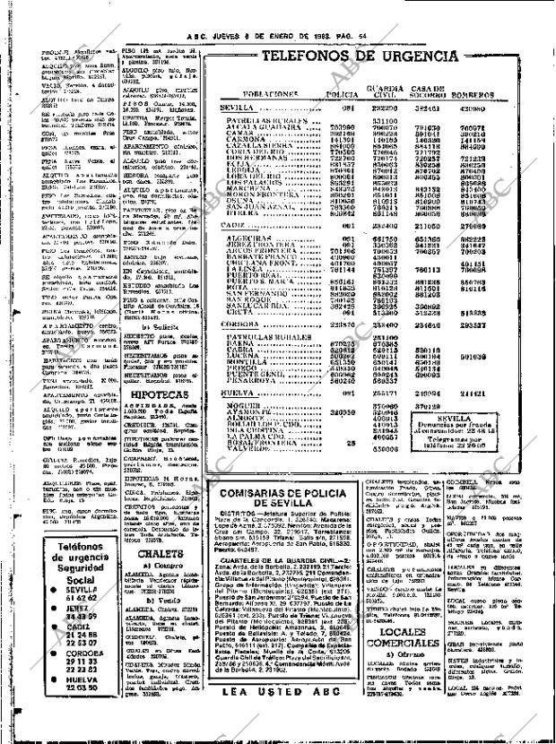 ABC SEVILLA 06-01-1983 página 64