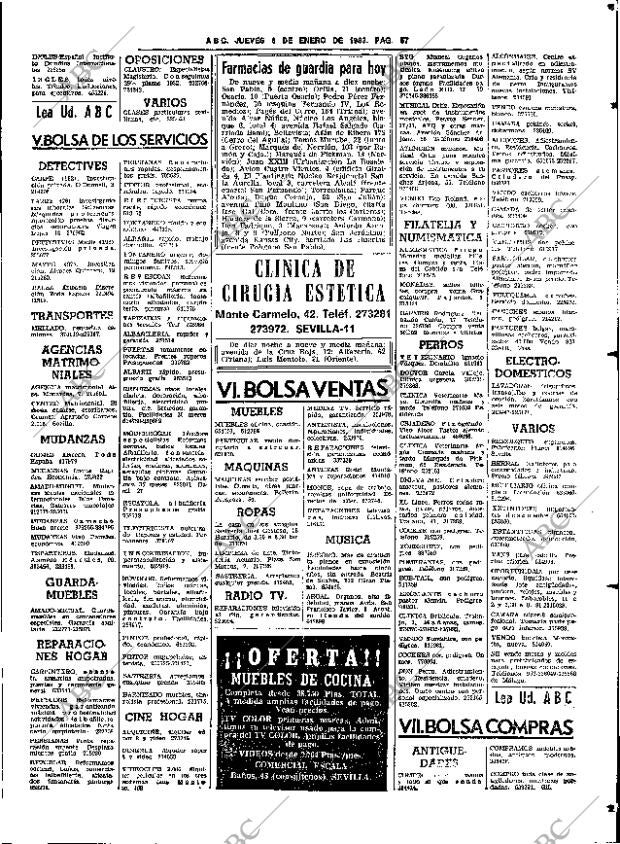 ABC SEVILLA 06-01-1983 página 67