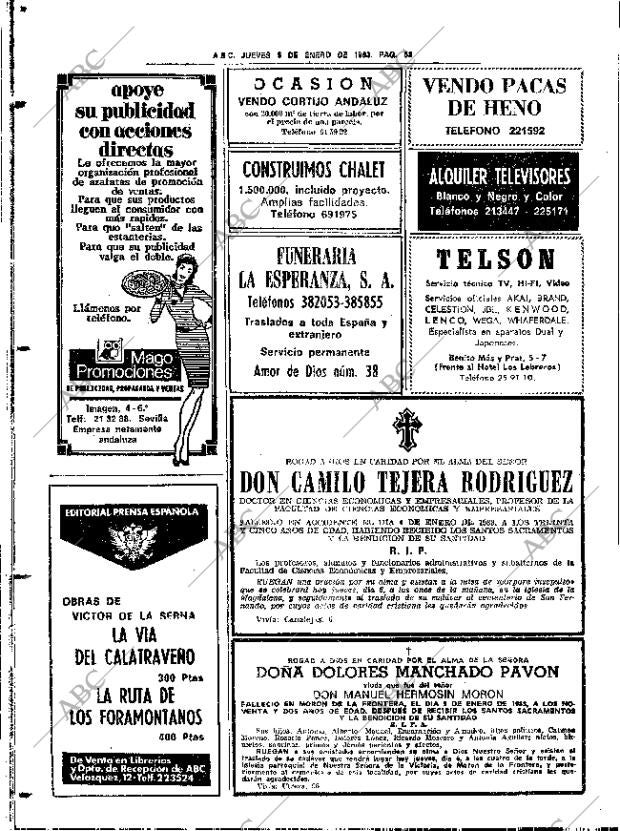 ABC SEVILLA 06-01-1983 página 72