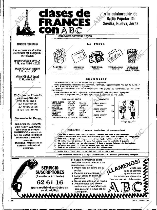 ABC SEVILLA 06-01-1983 página 80