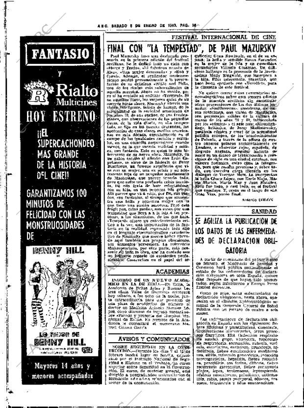 ABC SEVILLA 08-01-1983 página 44