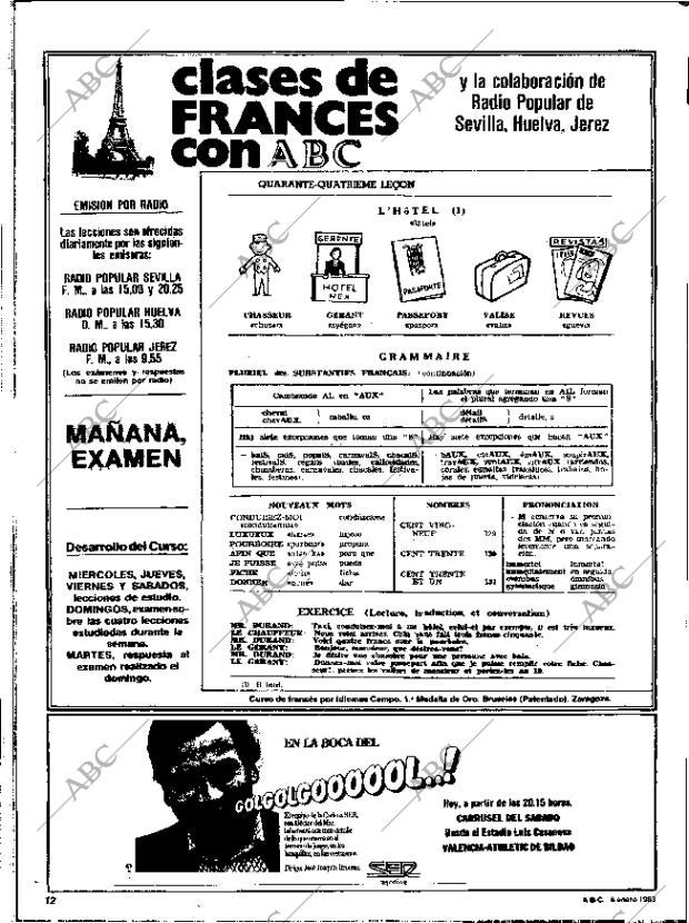 ABC SEVILLA 08-01-1983 página 60