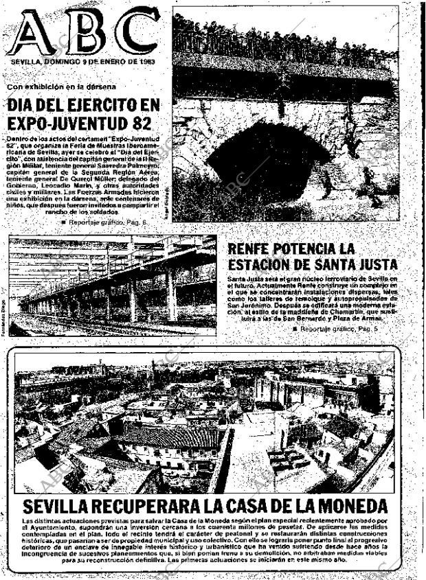 ABC SEVILLA 09-01-1983 página 1