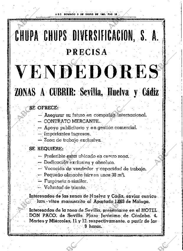 ABC SEVILLA 09-01-1983 página 43