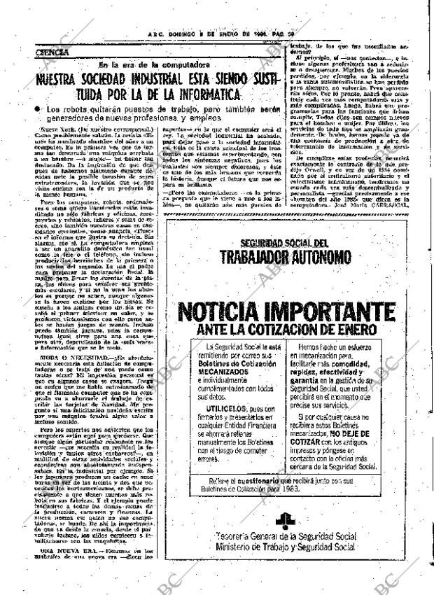 ABC SEVILLA 09-01-1983 página 49