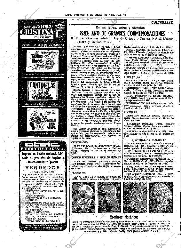 ABC SEVILLA 09-01-1983 página 53