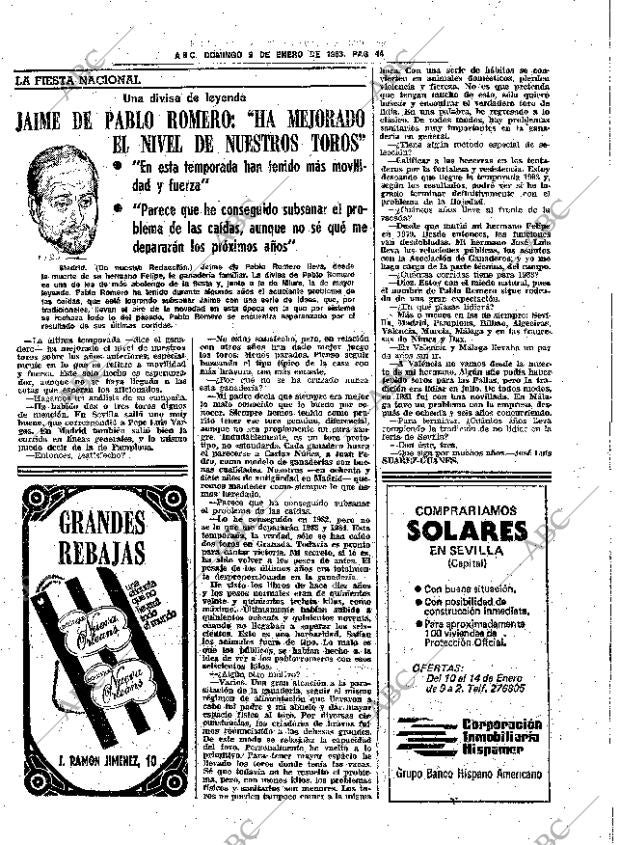 ABC SEVILLA 09-01-1983 página 54
