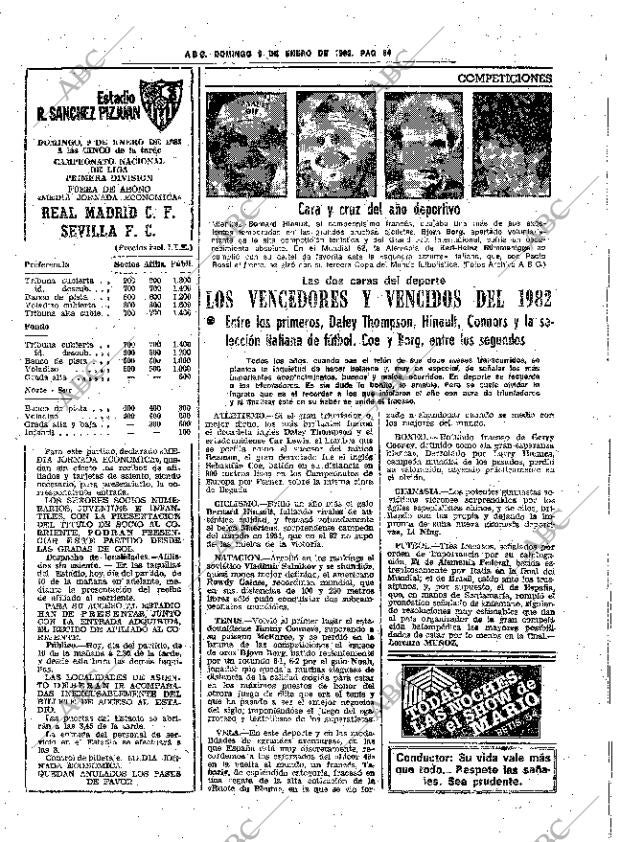 ABC SEVILLA 09-01-1983 página 64