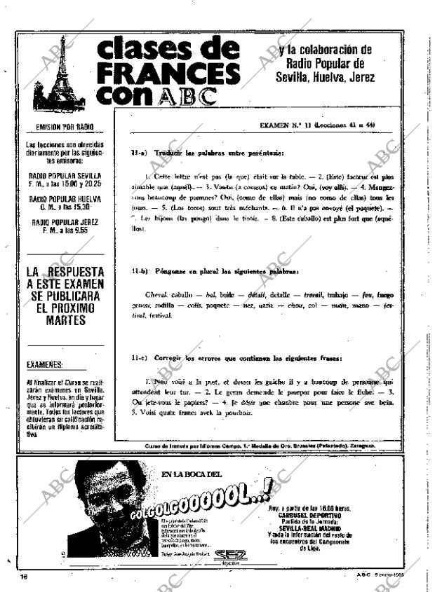ABC SEVILLA 09-01-1983 página 88