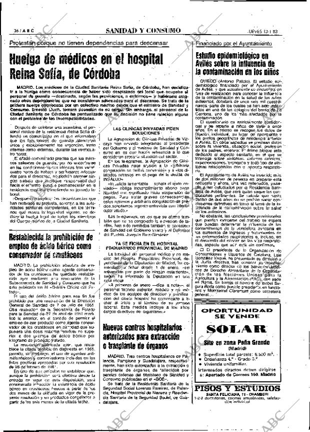 ABC MADRID 13-01-1983 página 36