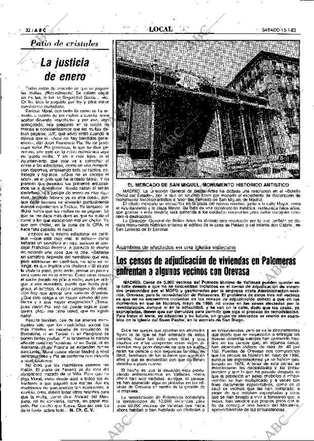 ABC MADRID 15-01-1983 página 32