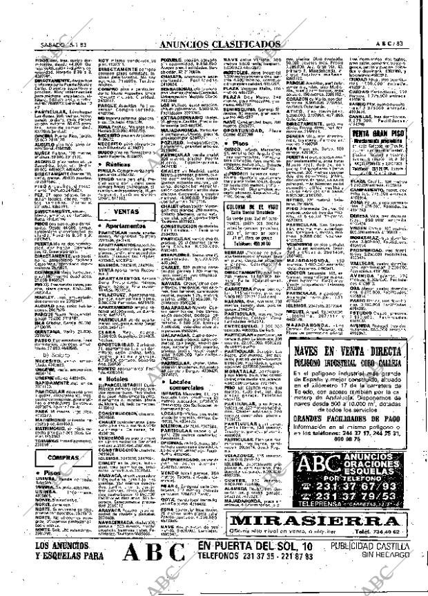 ABC MADRID 15-01-1983 página 83