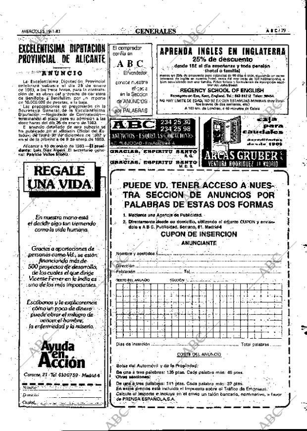 ABC MADRID 19-01-1983 página 79