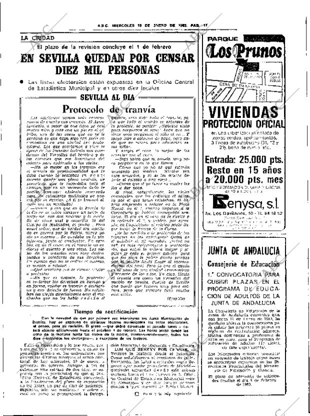 ABC SEVILLA 19-01-1983 página 25