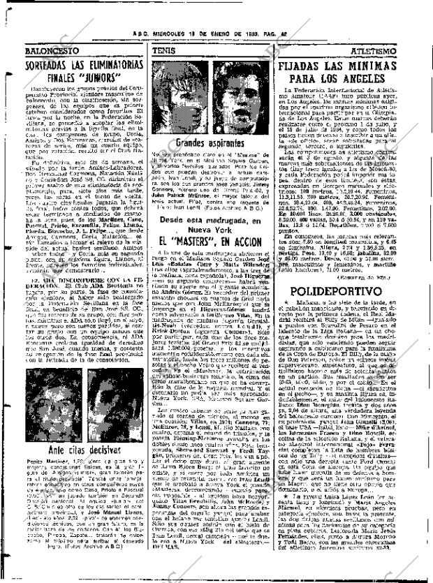 ABC SEVILLA 19-01-1983 página 50