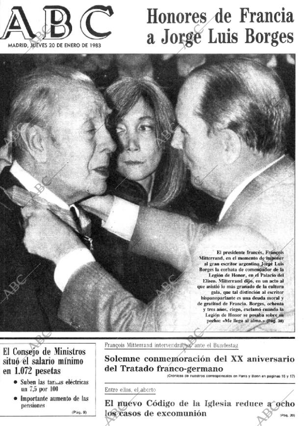 ABC MADRID 20-01-1983 página 1