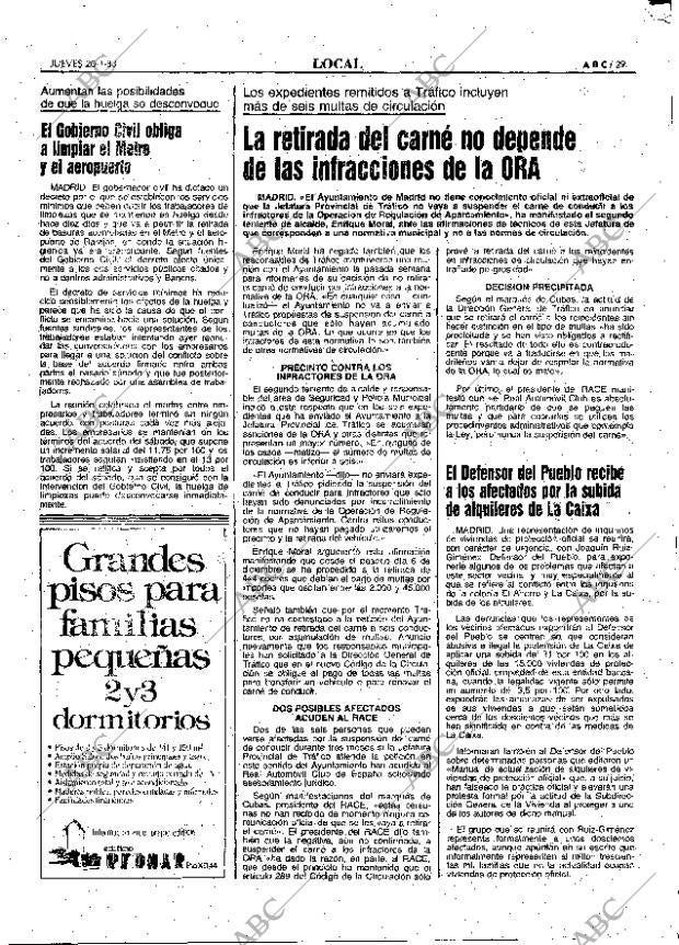 ABC MADRID 20-01-1983 página 29
