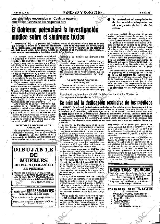 ABC MADRID 20-01-1983 página 33