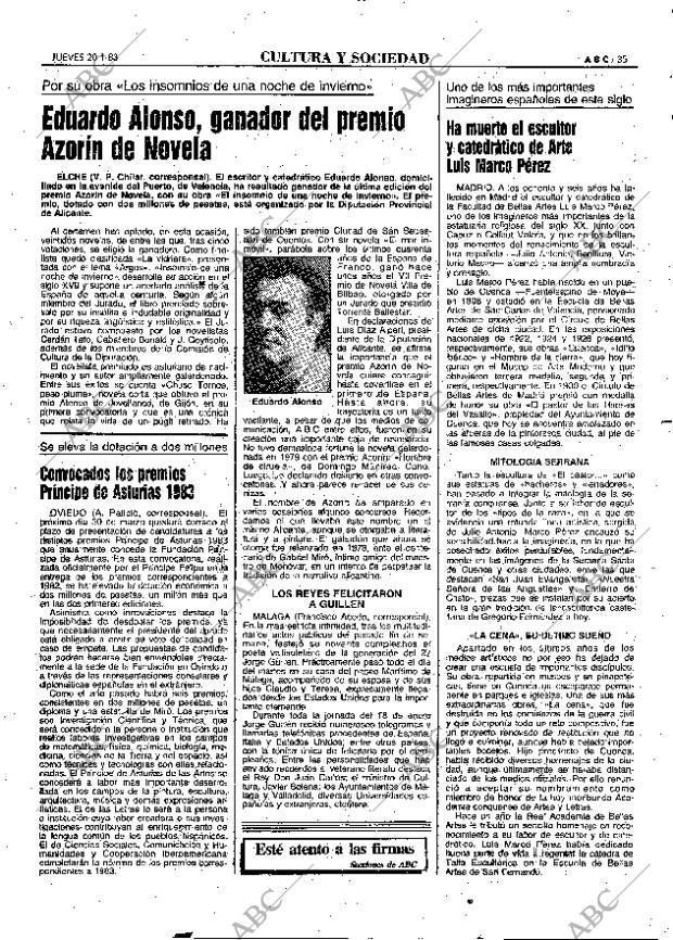 ABC MADRID 20-01-1983 página 35