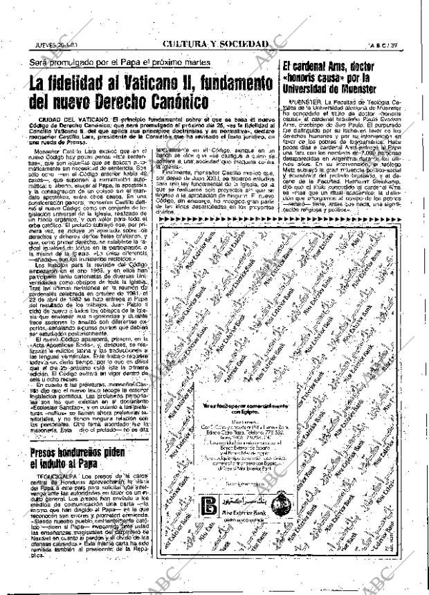 ABC MADRID 20-01-1983 página 39