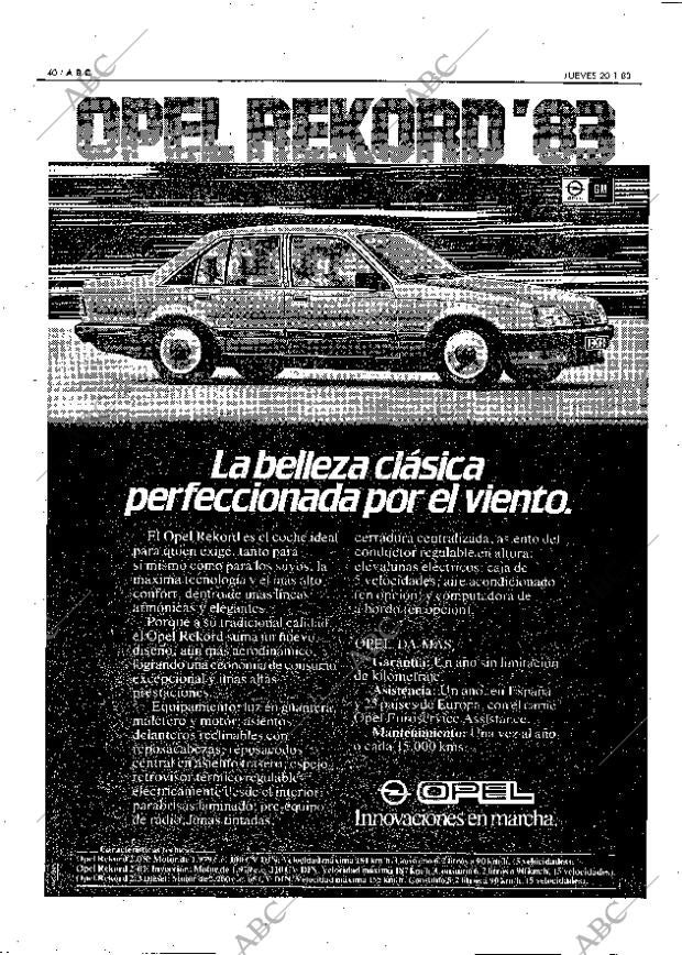 ABC MADRID 20-01-1983 página 40