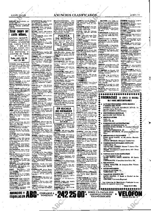 ABC MADRID 20-01-1983 página 71