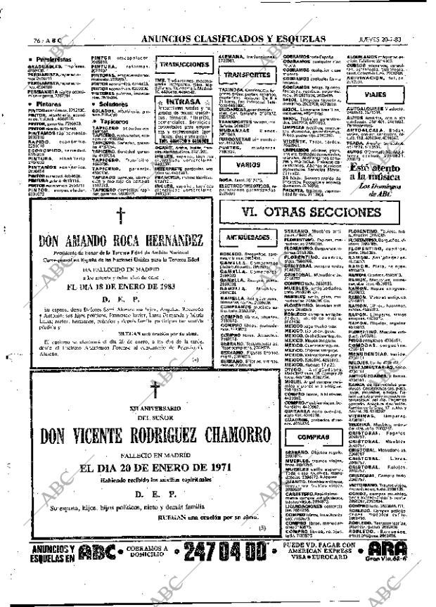 ABC MADRID 20-01-1983 página 76