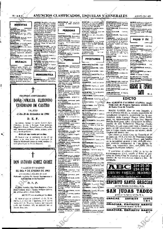 ABC MADRID 20-01-1983 página 78