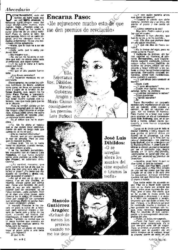 ABC MADRID 20-01-1983 página 84