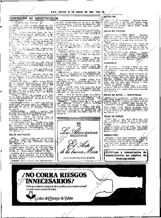 ABC SEVILLA 20-01-1983 página 58