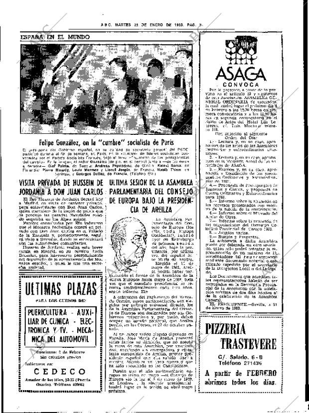 ABC SEVILLA 25-01-1983 página 27