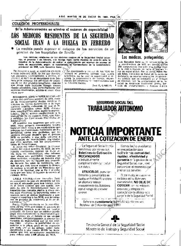 ABC SEVILLA 25-01-1983 página 41