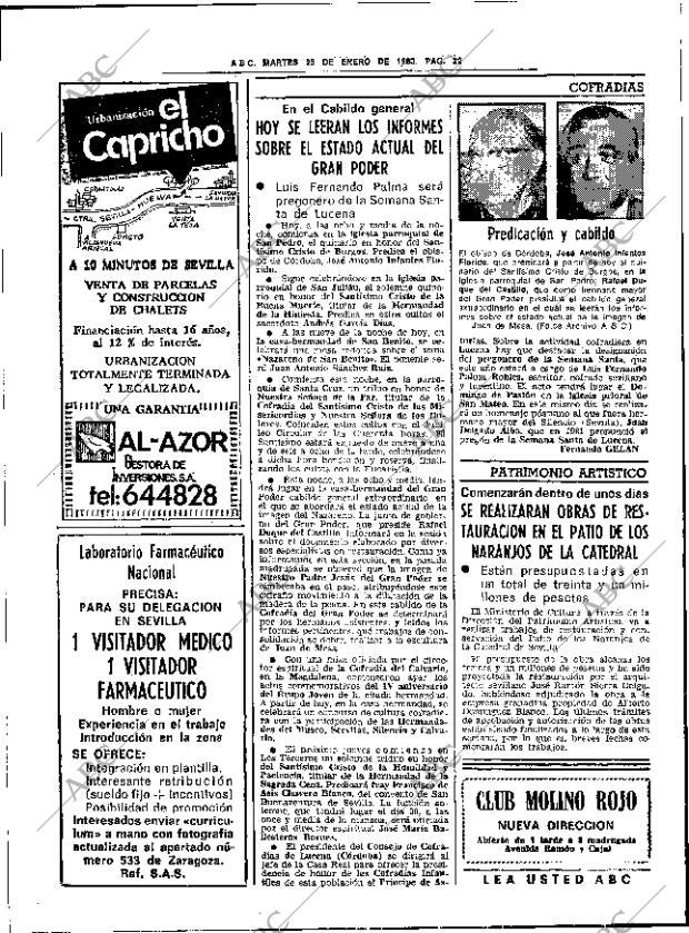 ABC SEVILLA 25-01-1983 página 42